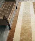 32 Ft Extra Long Beige Kitchen Hallway Runner Rug, Non-Slip Washable 26" X 32' Rubber Backed Carpet, Custom Size Floor Mat for Entryway Stairs Bedroom Bathroom