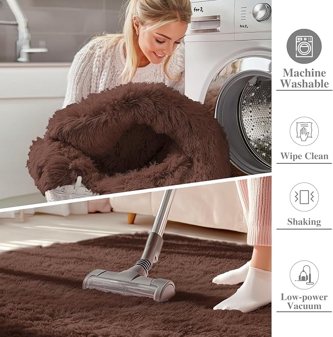 OLANLY 7x8 Machine Washable Large Area Rugs - Image 2