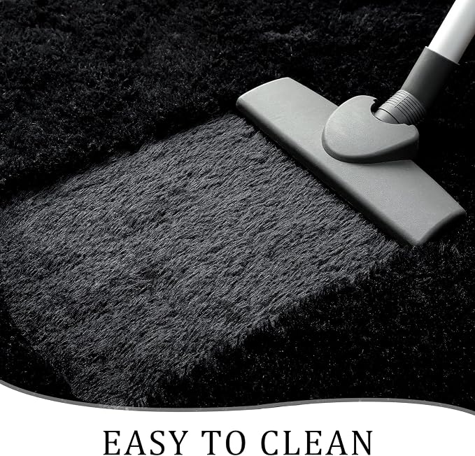 Chicrug Soft Runner Rugs for Bedroom Living Room Plush Fluffy Rug 3x8 | Shag - Image 7