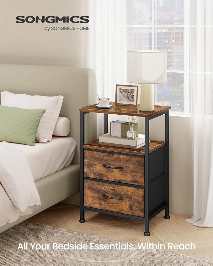 SONGMICS Nightstand, Bed Side Table, End Table - Image 3