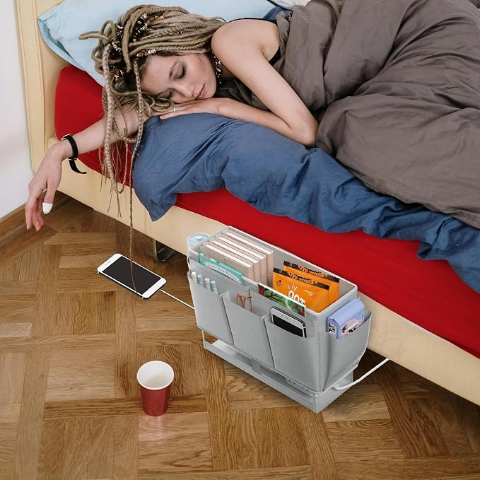 Bedside Caddy Organizer, Bed Caddy - Image 3