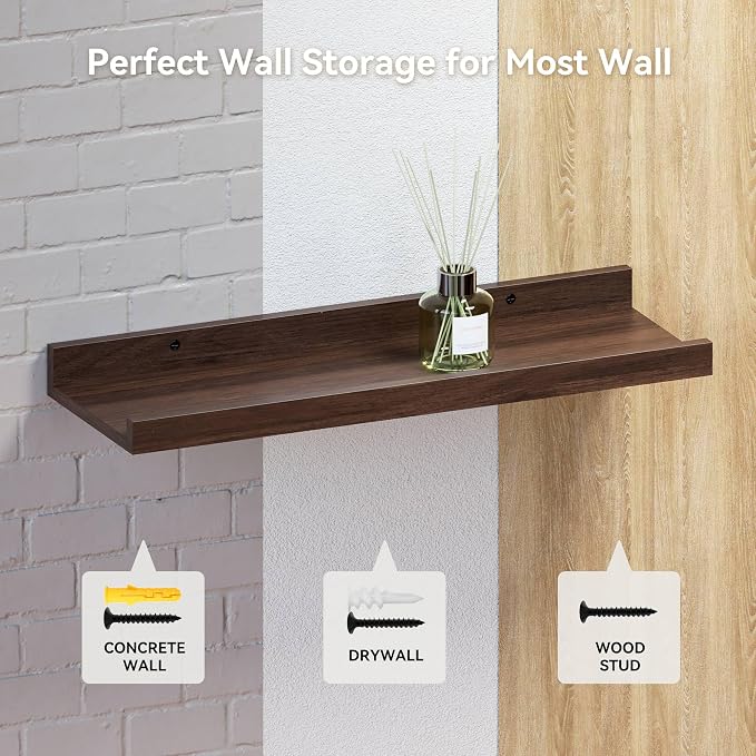 RICHER HOUSE 5-Set Floating Shelves - Image 4