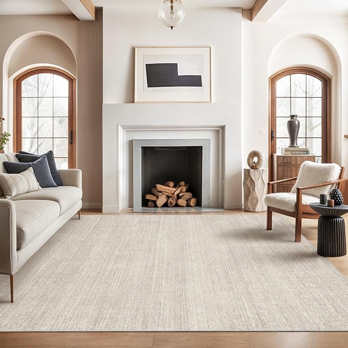 9x12 Area Rug Non Slip, Large Washable Rugs by Valenrug