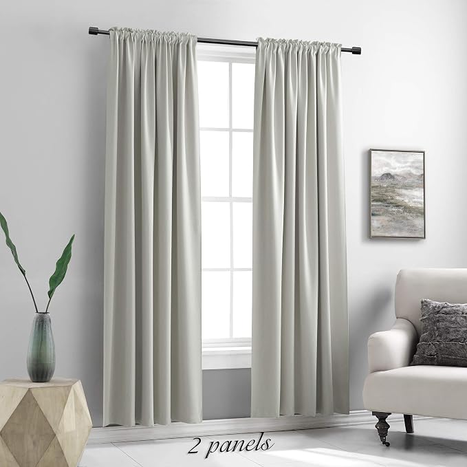 90 Inch Length Blackout Curtain Panels - Image 2