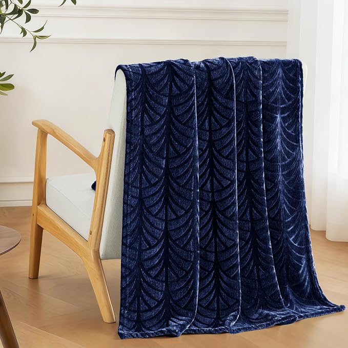 Whale Flotilla Soft Flannel Fleece Throw Blanket - Image 2