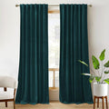 RYB HOME Velvet Curtains 120 inches Long, Extra Long High Ceiling Curtains | by RYBHOME