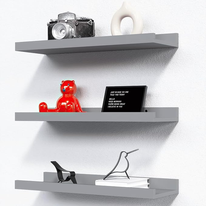 RICHER HOUSE 3-Set Floating Shelves by RicherHouse