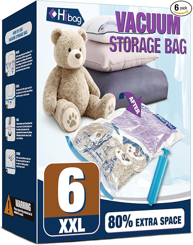 XXL Jumbo Vacuum Seal Storage Bags Extra Large by HIBAG