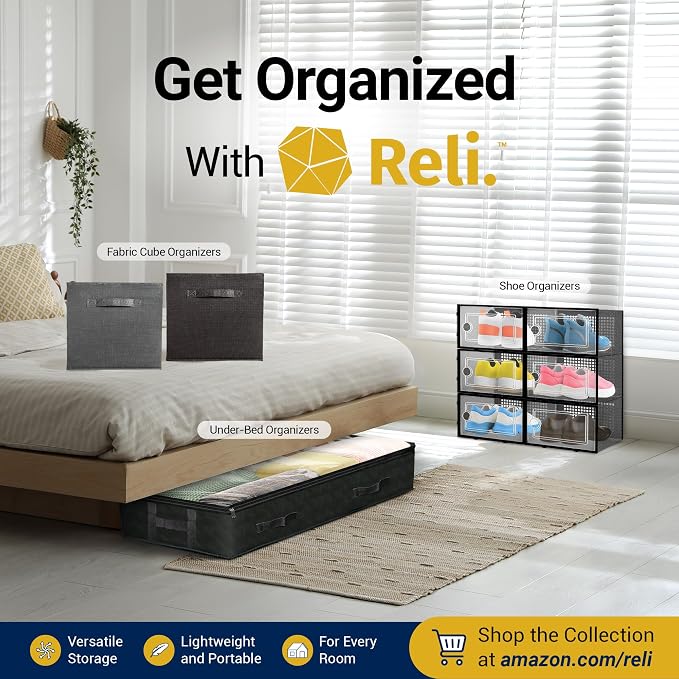 Reli. Moving Bags Heavy Duty Clear, Extra Large Totes | - Image 7