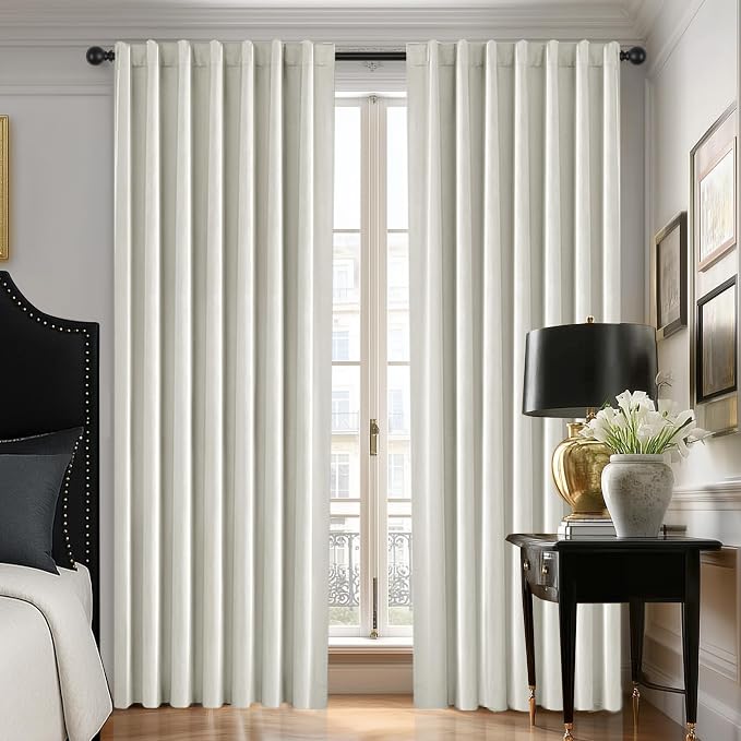 Deconovo Total Blackout Velvet Curtains 108 Inch - Image 2