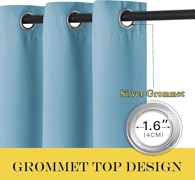 NICETOWN Blackout Curtains 84 Inch Length, Thermal Insulated Curtains - Image 6