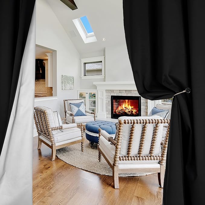 Deconovo Black Blackout Curtains - Image 6