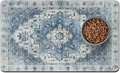 Pet Food Mats for Floor, Absorbent Dog Mat for Food and Water Dispenser Mat, Dog Food Mat Quick Dry Cat Food Mat Pet Supplies