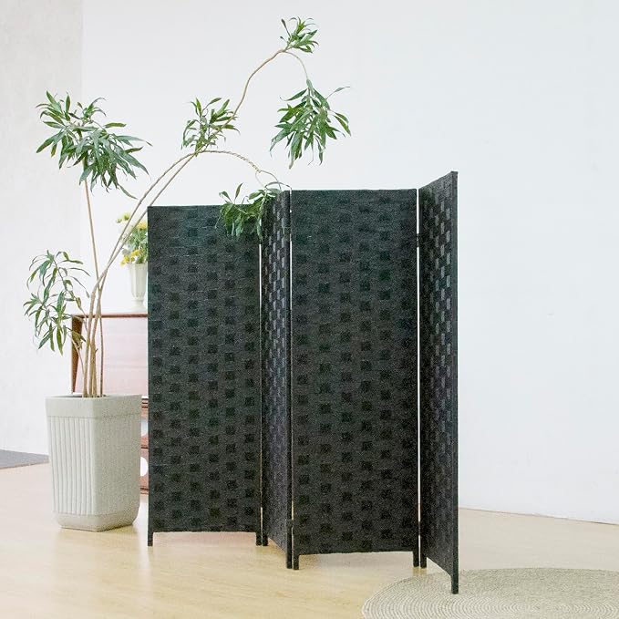 4 Panel Double Sided Short Room Divider - Image 2