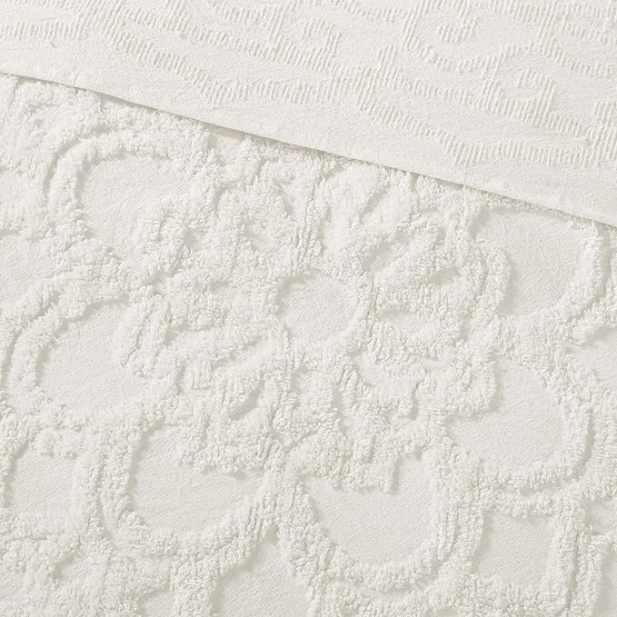 Madison Park Laetitia Lightweight 100% Cotton Quilt Set, Breathable Chenille - Image 9