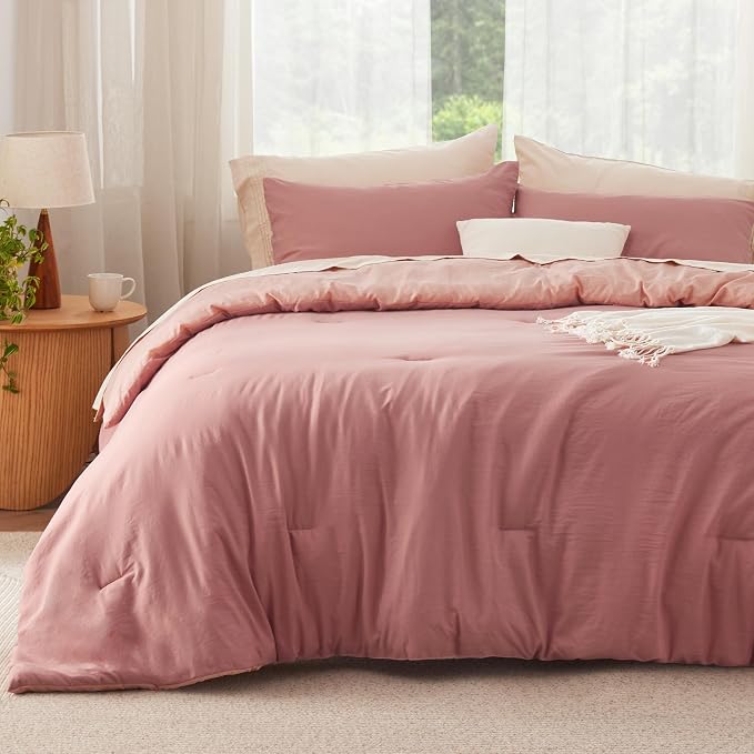 Bedsure Twin/Twin XL Comforter Set, 2 Pieces GentleSoft™ Bed Set, 1 Lightweight - Image 2