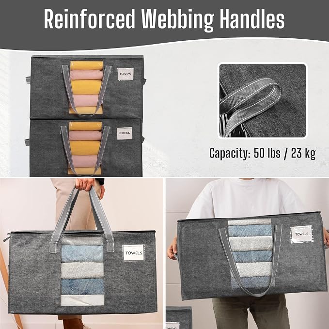 VENO Moving Bags, Wide Open Top, 8 Pack | Moving boxes Alternative, Heavy Duty - Image 5