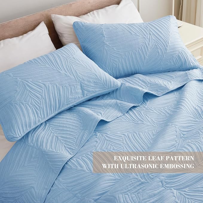 Exclusivo Mezcla California King Quilt Bedding Set, Microfiber Bedspreads | - Image 3