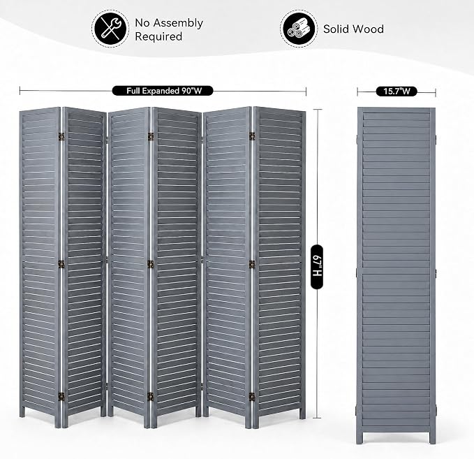 Wood Room Divider - Image 3