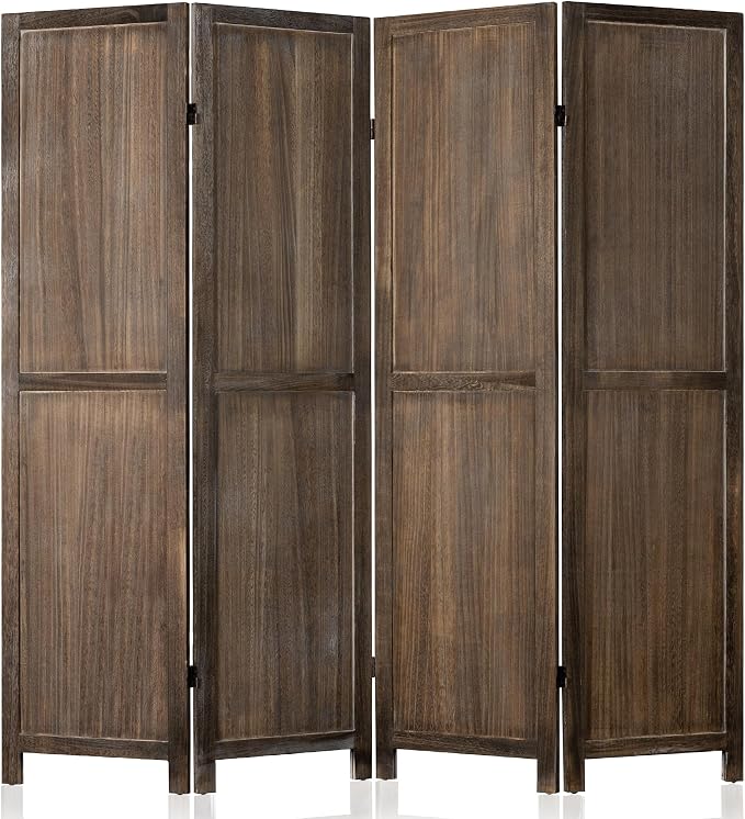 WelFurGeer 4 Panel Room Divider Screen by WelFurGeer