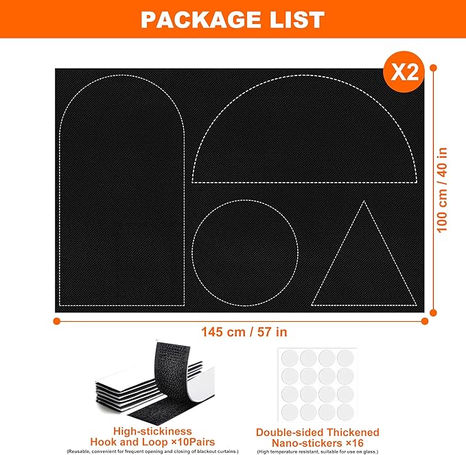 2 Pack Portable Blackout Curtains - Image 6