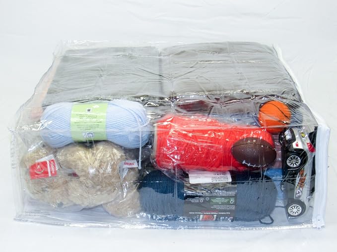 5-Pack X-Large Heavy Duty Vinyl Zippered Storage Bags - Image 3