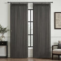 Pinch Pleated Blackout Curtains 90 Inches Long by PleatedDrapes