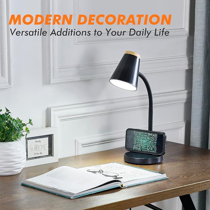 EJIAXIN Desk Lamp for College Dorm Room - Image 4