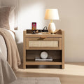 SICOTAS Rattan Night Stand Bedside Table by SICOTAS