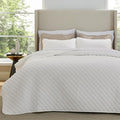 Bedsure Quilts Queen Size, Classic Honeycomb Quilting Comforter Set White | by Unknown