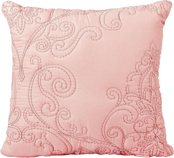 Home Soft Things Damask 4 Piece Bedspread Set, Scalloped Edge Reversible - Image 4