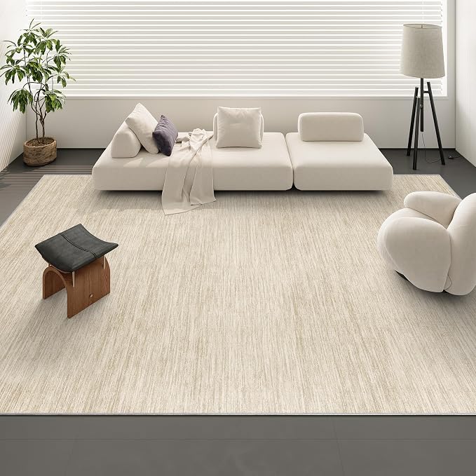 7x9 Area Rug Non Slip, Washable Area Rugs by Valenrug