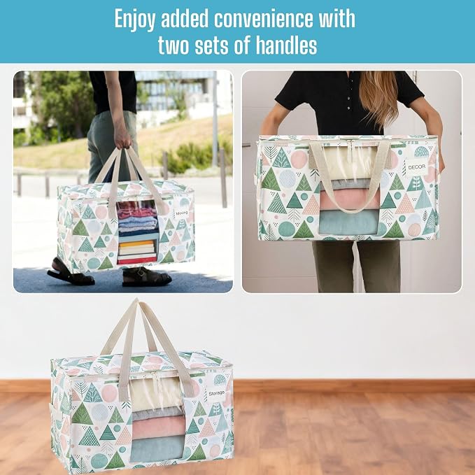 VENO 4 Pack Moving Bags, Large Christmas Storage Bins - Image 5