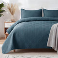 Whale Flotilla Extra Soft King Quilt Bedding Set, Lightweight Bedspreads | Navy by WHALEFLOTILLA