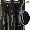 Deconovo Curtains for Living Room, Pattern Blackout Curtains 84 Inches Long | by Unknown