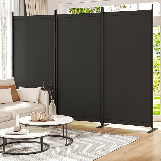 Room Divider 6FT Folding Privacy Screen by Yettsoy