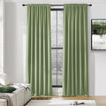 Patio Door 108 Inches Long Curtain Panels by DONREN