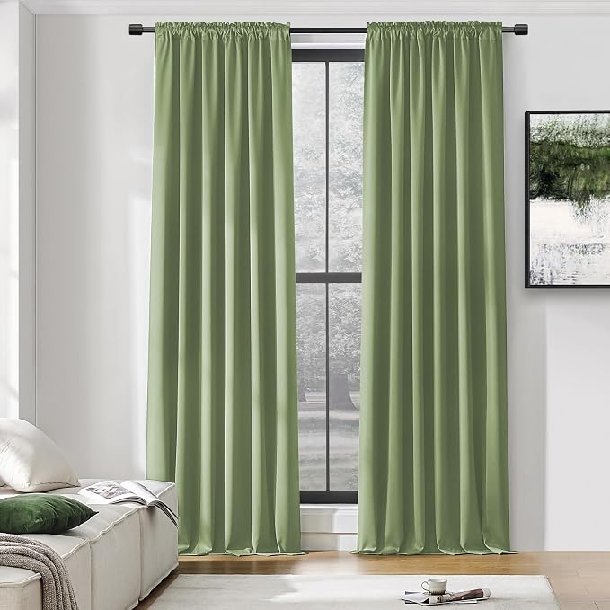 Patio Blackout Curtain Shades by DONREN