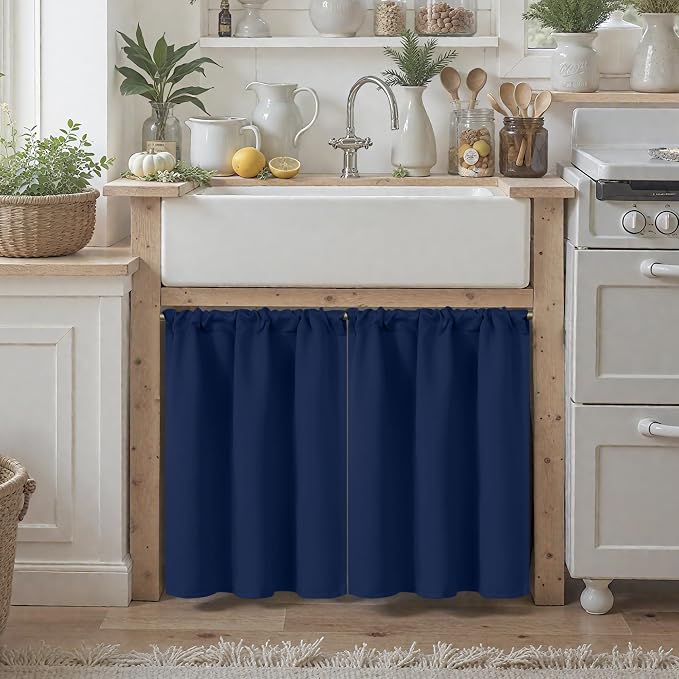 BGment Small Window Curtains 36 Inch Length - Image 2