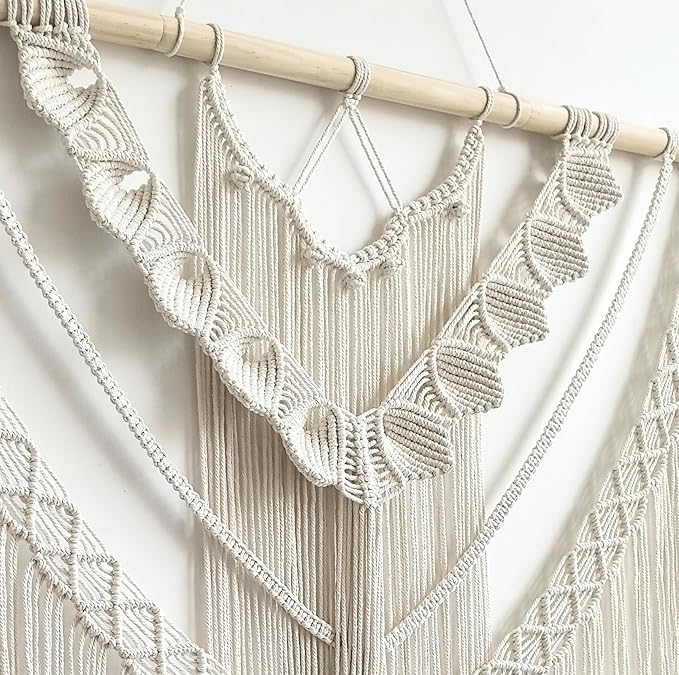 Achart Macrame Wall Hanging Large- Boho Wall Decor- large wall art- Wall Decor - Image 4