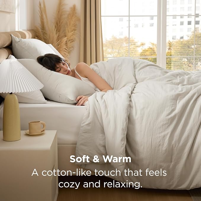 Bedsure Full Comforter Set, 3 Pieces GentleSoft™ Bed Set, 1 Lightweight - Image 2