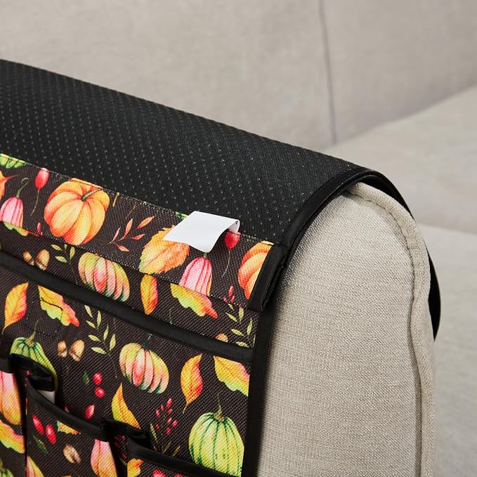 Sofa Armrest Organizer Non-Slip Arm Chair Hanging Caddy Remote Control Holder - Image 4