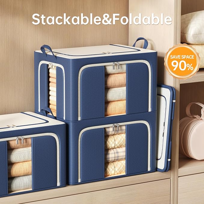 3 Openings Clothes Storage Bins - Image 4