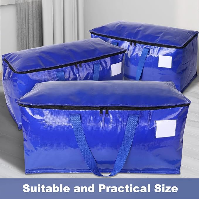 StorageRight Moving Bags, Moving Boxes, 93L 8-Pack Sotrage Bags Totes, - Image 5