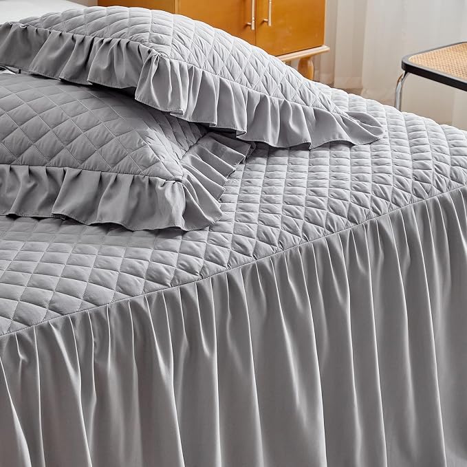 Ruffle Skirt Bedspread Set - Image 9