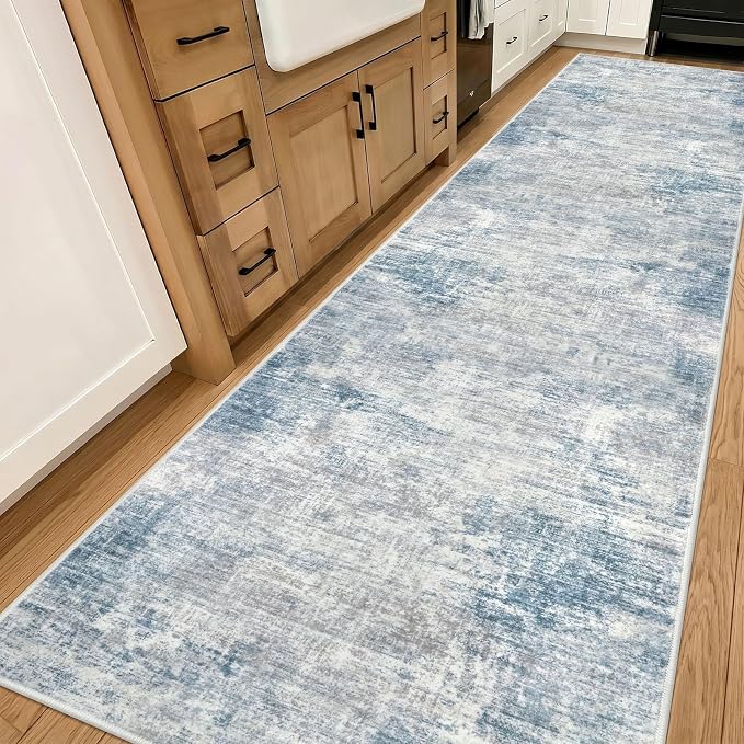 Abstract Runner Rug 3x14 Ft Washable Runners - Image 9
