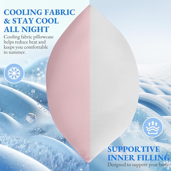 ELNIDO QUEEN Cooling Body Pillow Insert - Image 5