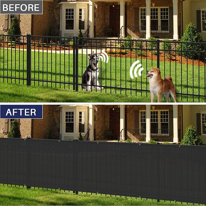 Windscreen4less 6'x50' Privacy Fence Screen Heavy Duty Windscreen Fencing Mesh - Image 2