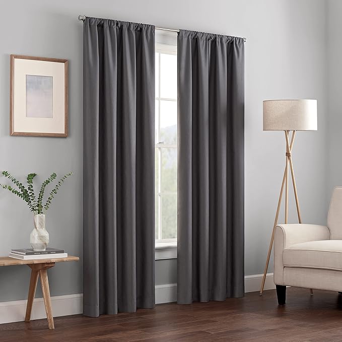 Eclipse Kendall Blackout Rod Pocket Curtain by EclipseCurtains