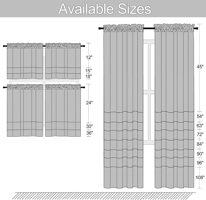 Extra Long 96 inches Length Curtains - Image 8